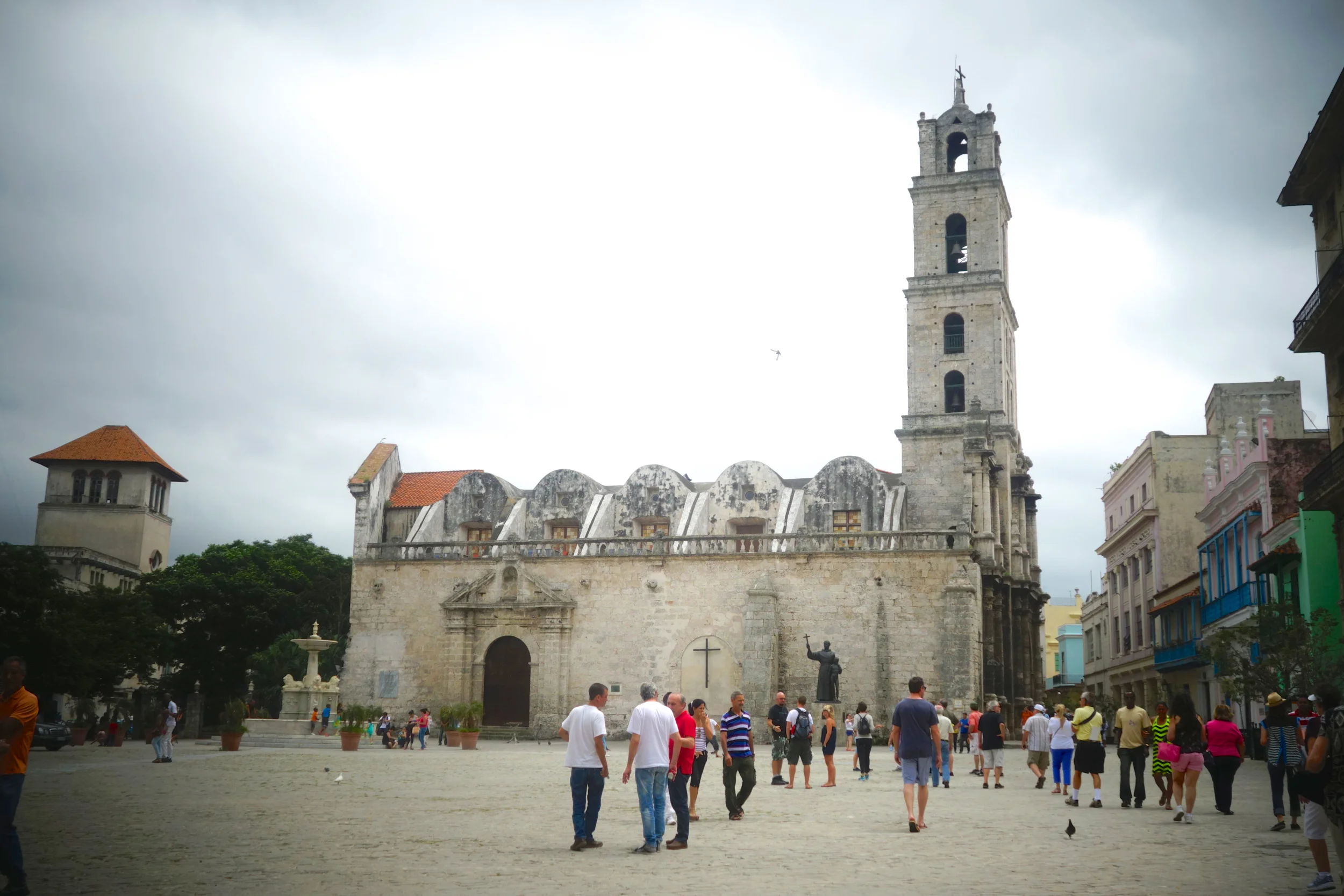  Built in the 16th century, St. Francis of Asisi Church is now used as a museum and event space. Cuba's most practiced religion today is Santeria, a combination of Catholicism and African religions.&nbsp; 