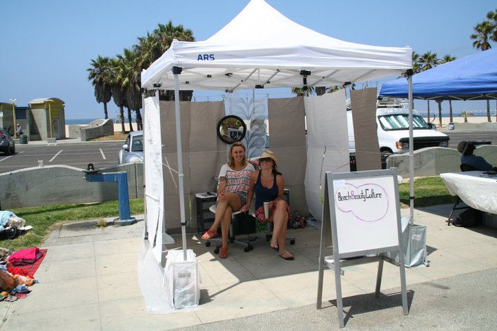 Beach Beauty Culture's early days starting out on the Venice Boardwalk. ( Photo courtesy Beach Beauty Culture )