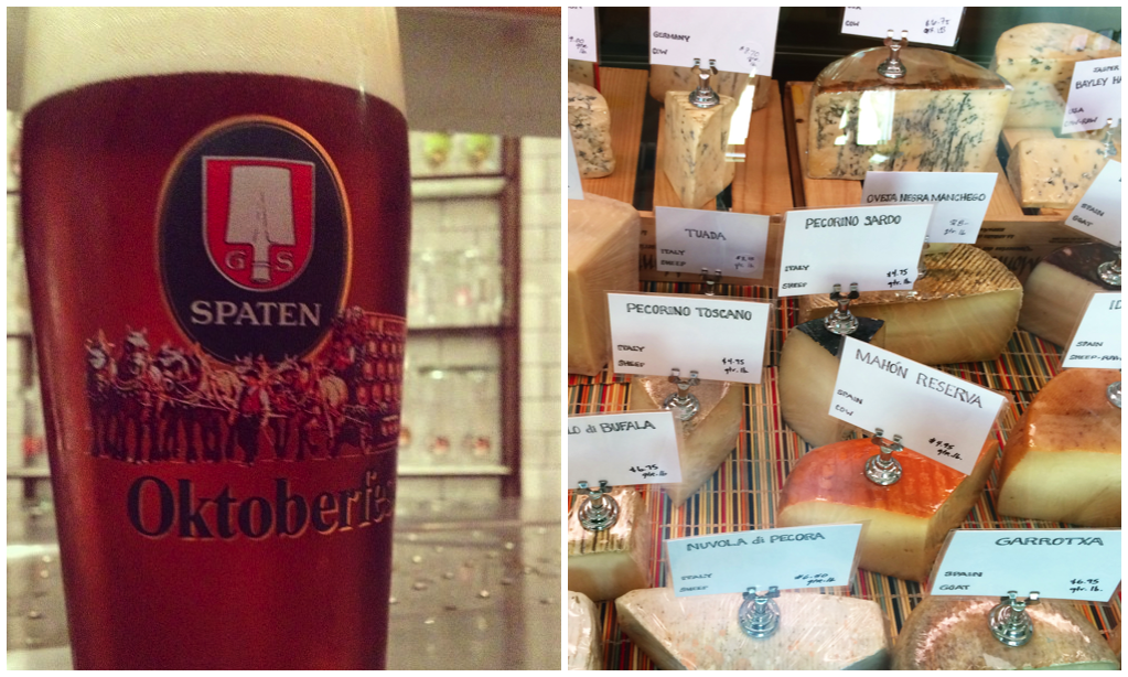 Wheel House Cheese Shop pairs up with Wurstkuche to offer a beer and cheese flight for LA Beer Week.
