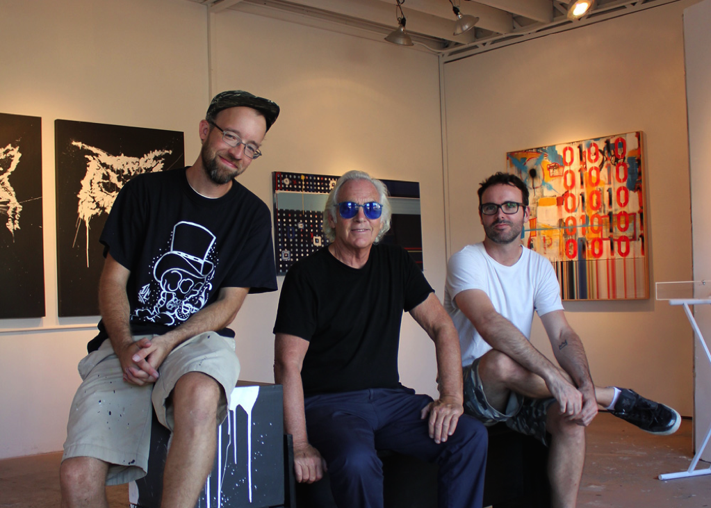  Bisco Smith, Jim Budman and Dfalt; two generations of Venice artists come together to learn from and inspire one another. 