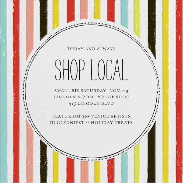 Celebrate Small Business Saturday At The Lincoln & Rose Pop-Up 