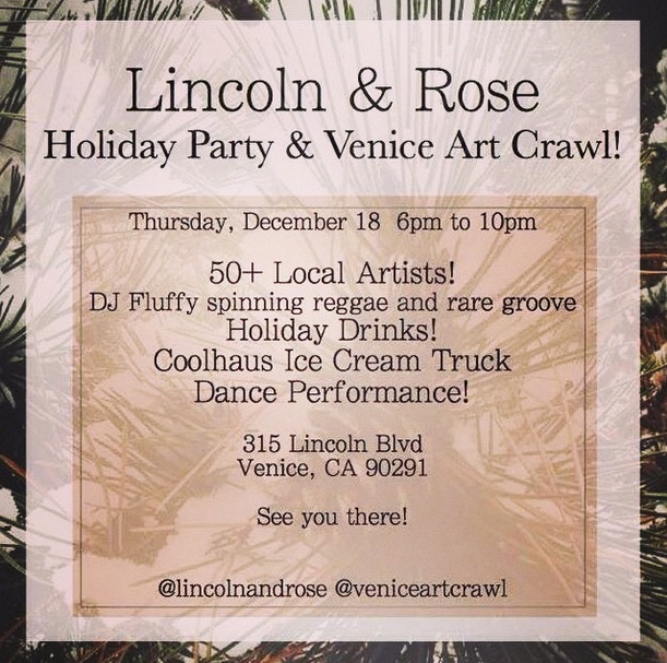 L&R Pop-Up Party // Venice Art Crawl