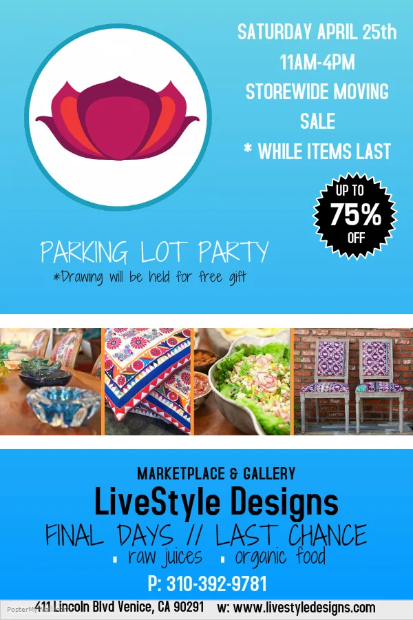 Live Style Moving Sale