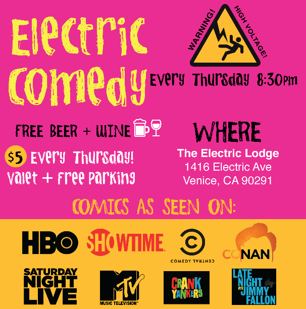 Electric Lodge Debuts Weekly Stand-Up Comedy