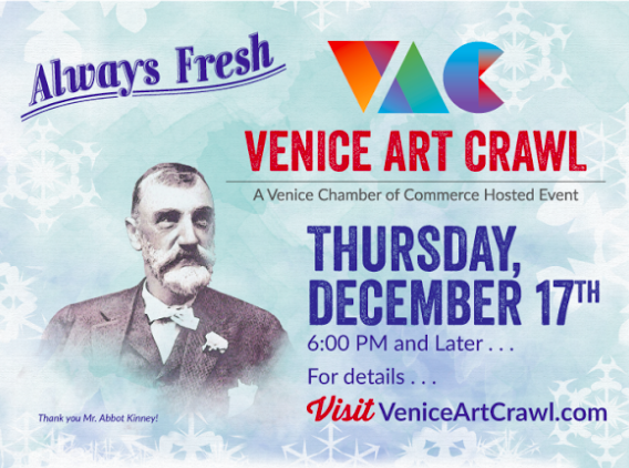 Holiday Parties Galore At Tonight's Venice Art Crawl
