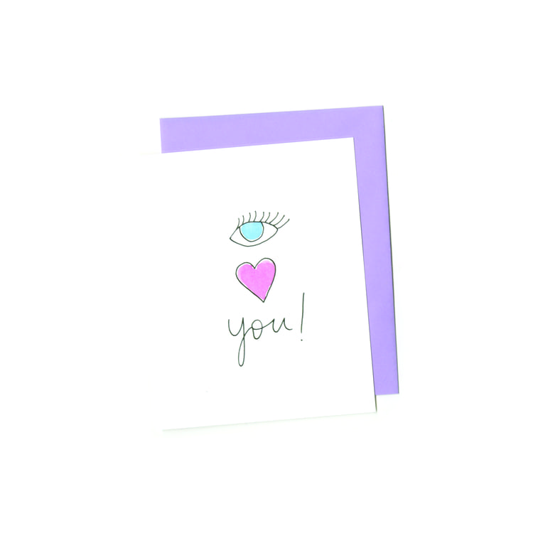 Brittney Banks // Eye Love You Greeting Card