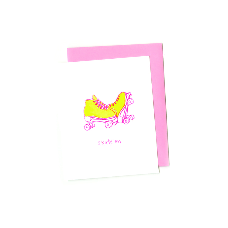 Brittney Banks // Skate On Greeting Card