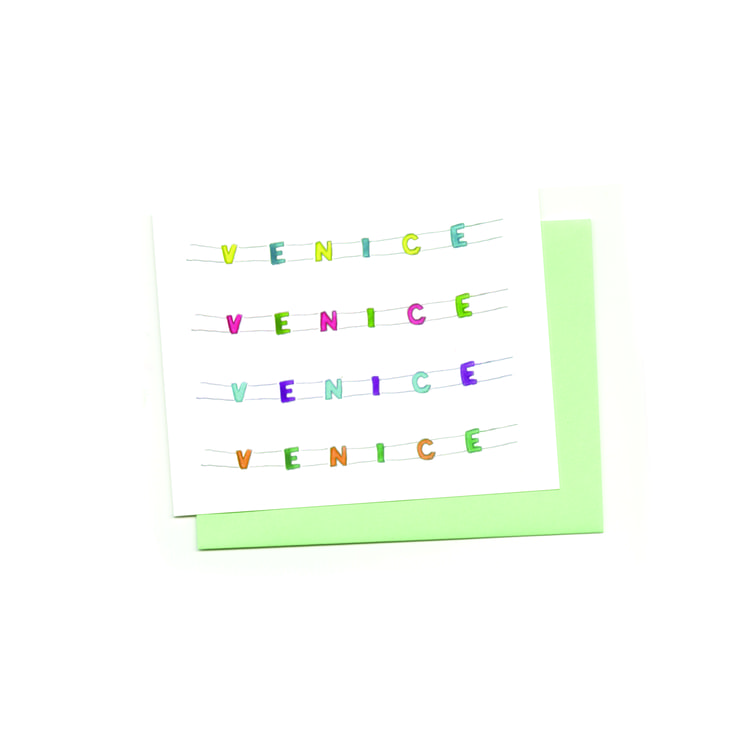 Brittney Banks // Venice Greeting Card