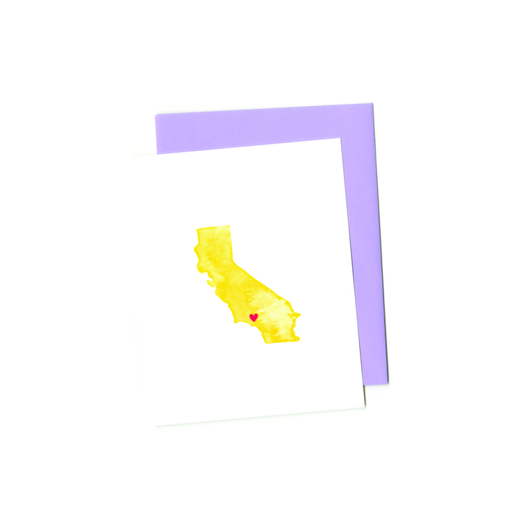 Brittney Banks // LA Love Greeting Card