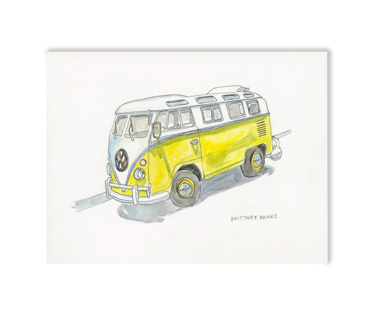 Brittney Banks // VW Bus Print