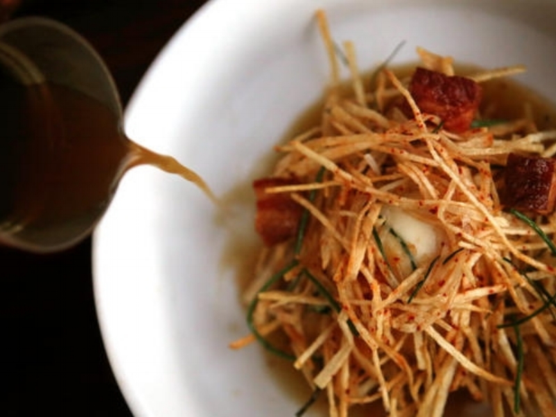 "At Leona, roast dumpling squash makes a statement." — Jonathan Gold, Los Angeles Times