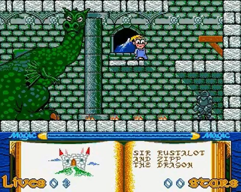 Oooh, look at this! The Amiga version of Slightly Magic. Expect Slightly Spooky to look a little like this...