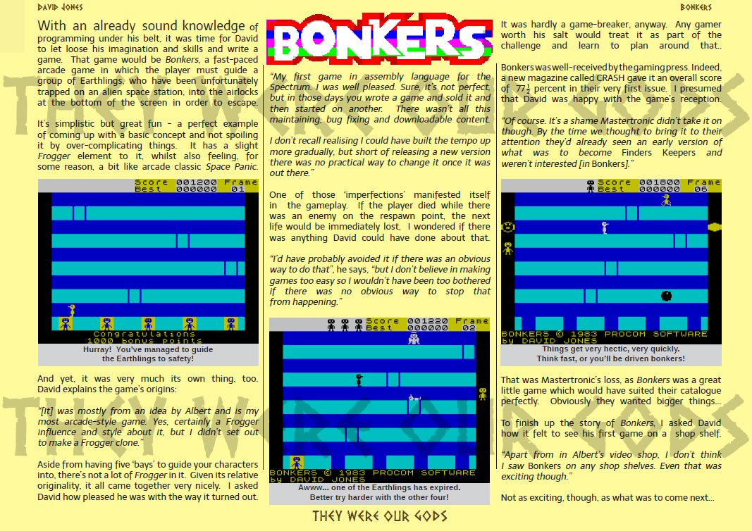 Some people have said I must be bonkers. Maybe I am!