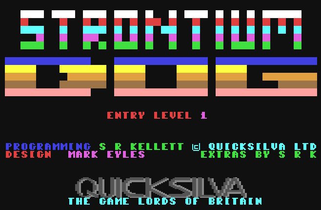 There’s an old-school title screen for you. Sadly, there’s only room for half of the title.