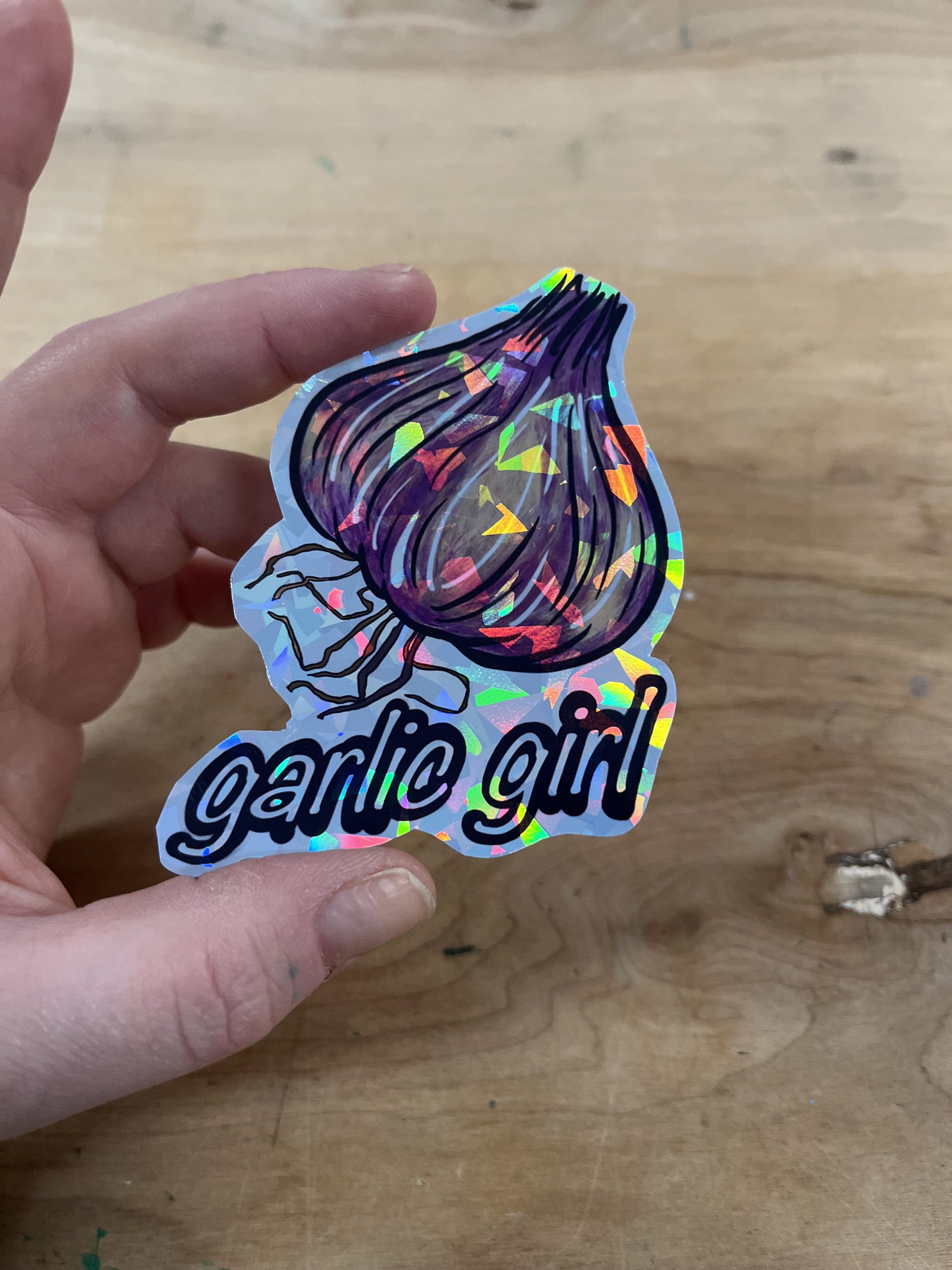 Garlic Girl sticker.jpeg