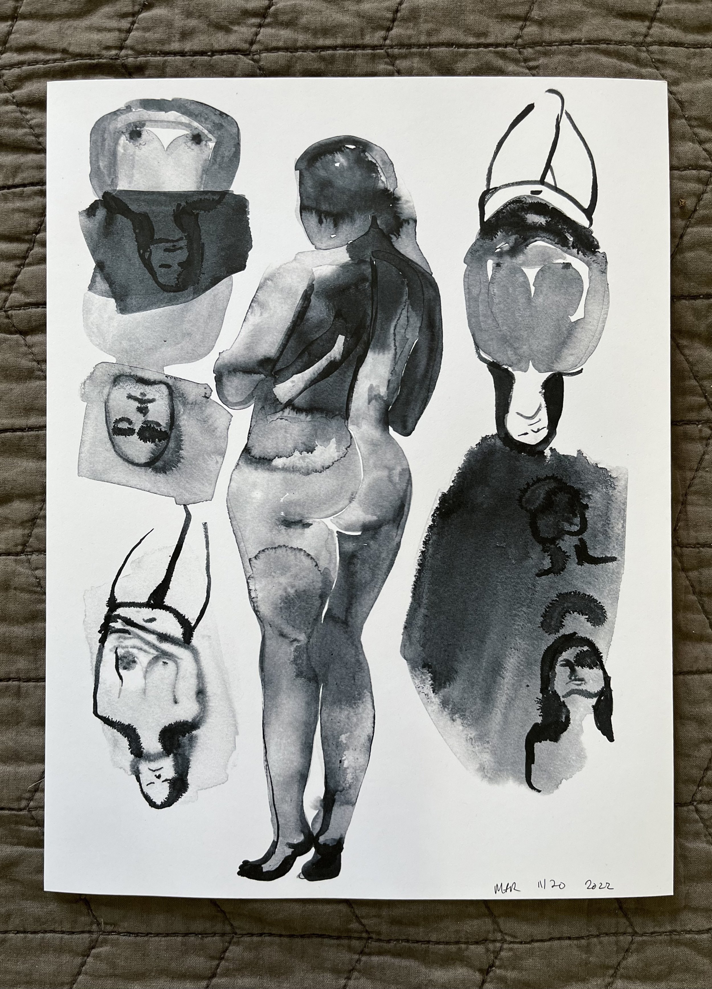 Untitled Figure Study art print