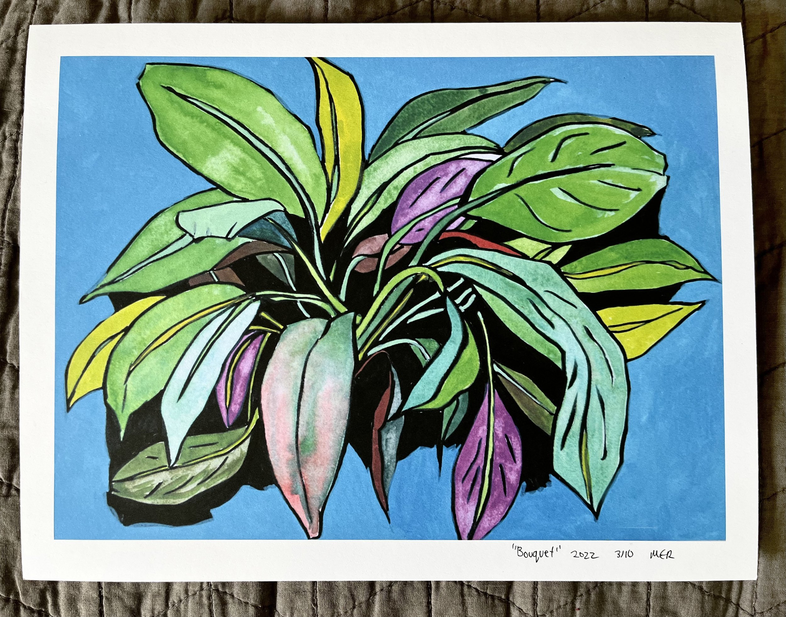 "Bouquet 2" art print