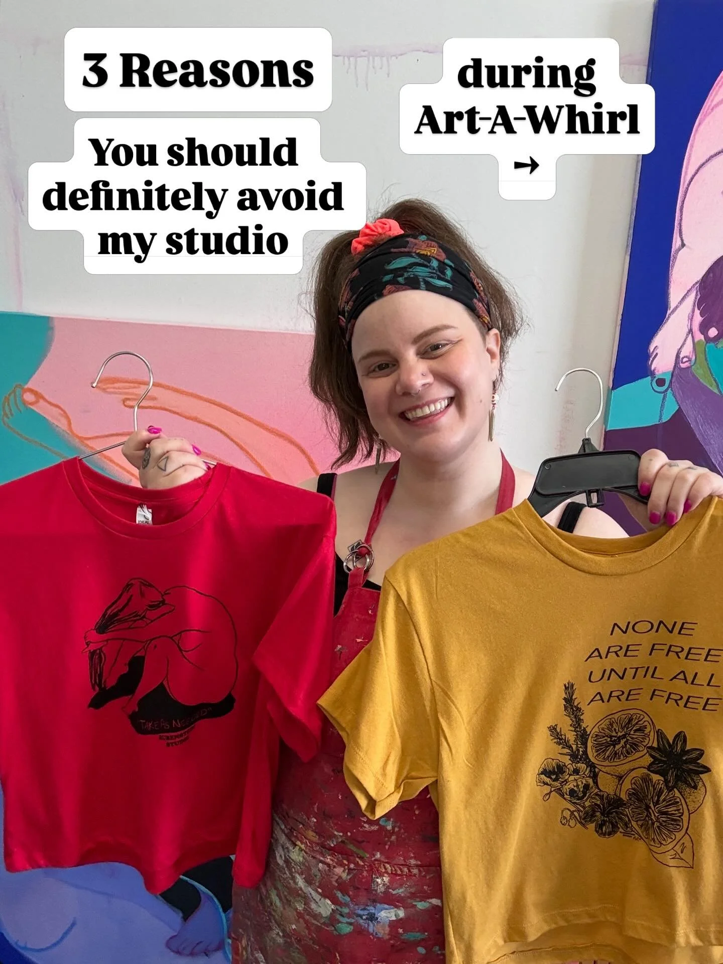 I mean, I won&rsquo;t stop you if you try, but definitely don&rsquo;t recommend 😉

Studio 207B at the @californiabuilding 
2205 California St NE

Art-A-Whirl is May 15-17
Friday 5pm-10pm
Saturday 12pm-8pm
Sunday 12pm-5pm 

@nemaamn @nemplsartsdistri