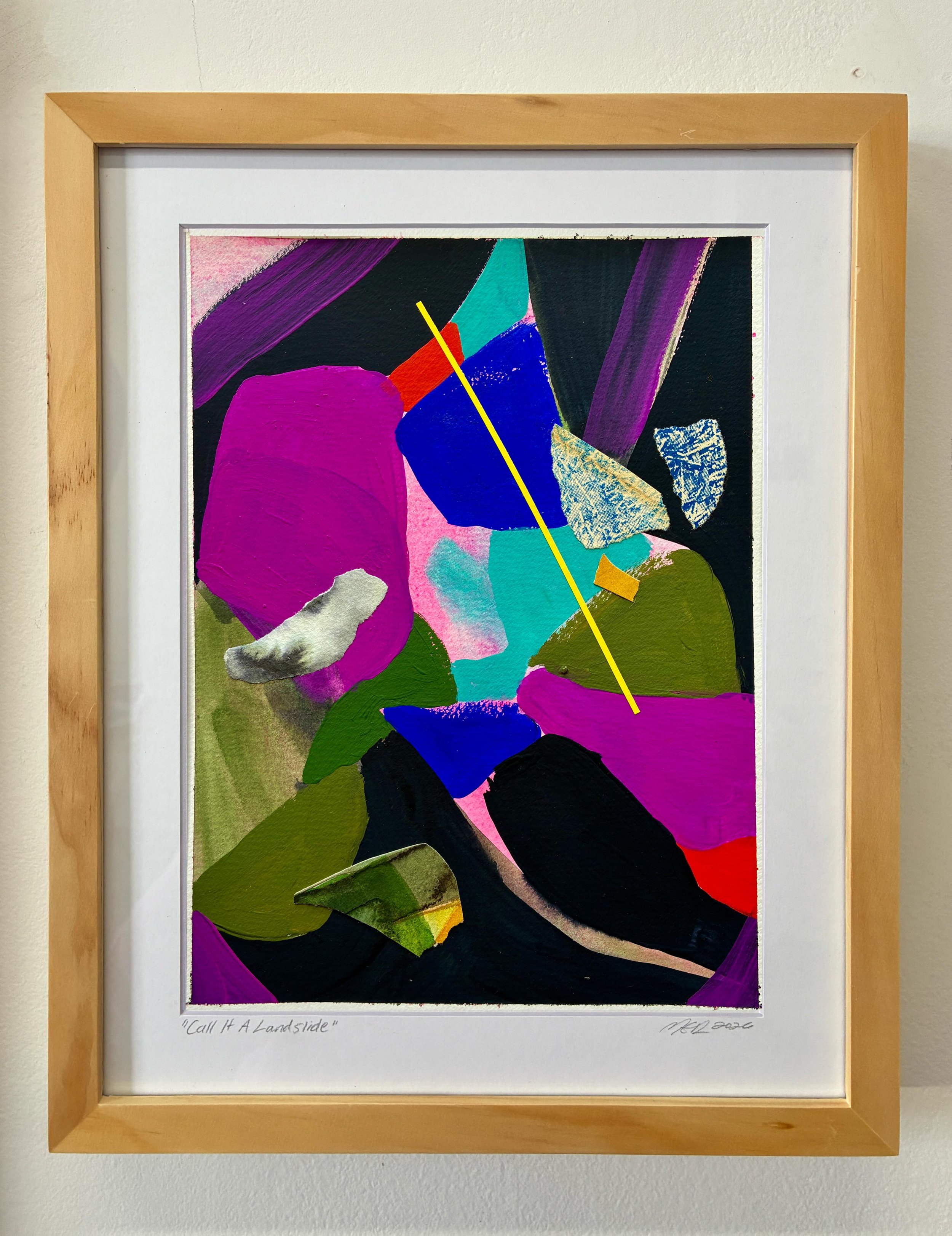 &ldquo;Call It A Landslide&rdquo;
acrylic, watercolor and collage on watercolor paper
9in x 12in art in 12in x 16in wood frame 

Available online at RubensteinStudio.com and during Art-A-Whirl - May 15-17

Studio 207B @californiabuilding