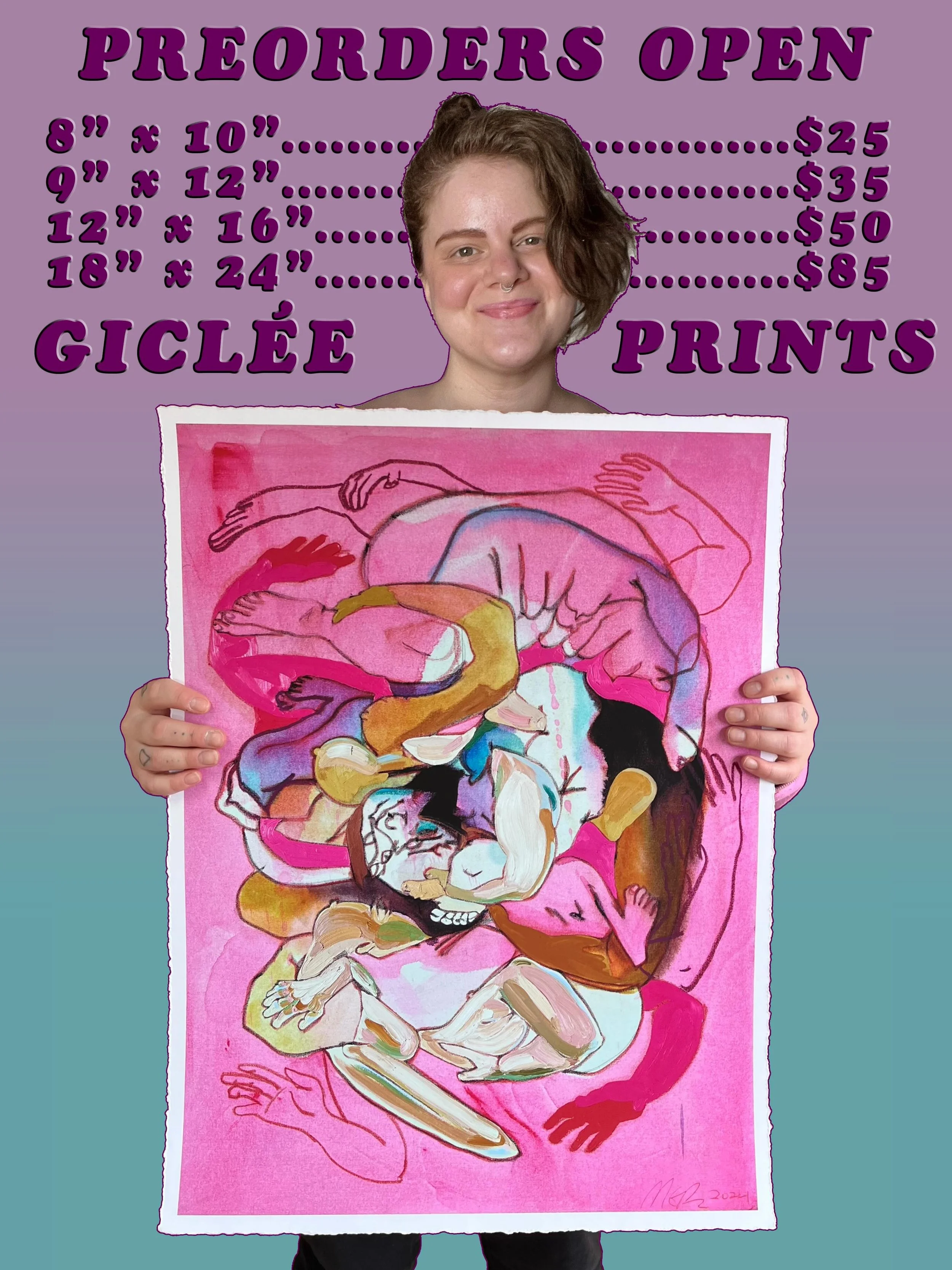 Preorders are open for hand-signed Gicl&eacute;e archival art prints of my painting &ldquo;A Murder of Misunderstandings&rdquo;❣️

A Gicl&eacute;e print is the highest quality art print that can be produced. They stand apart from standard art prints 