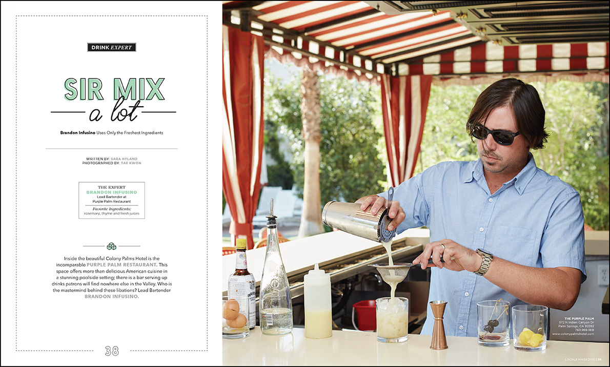 Brandon Infusino: Mixologist