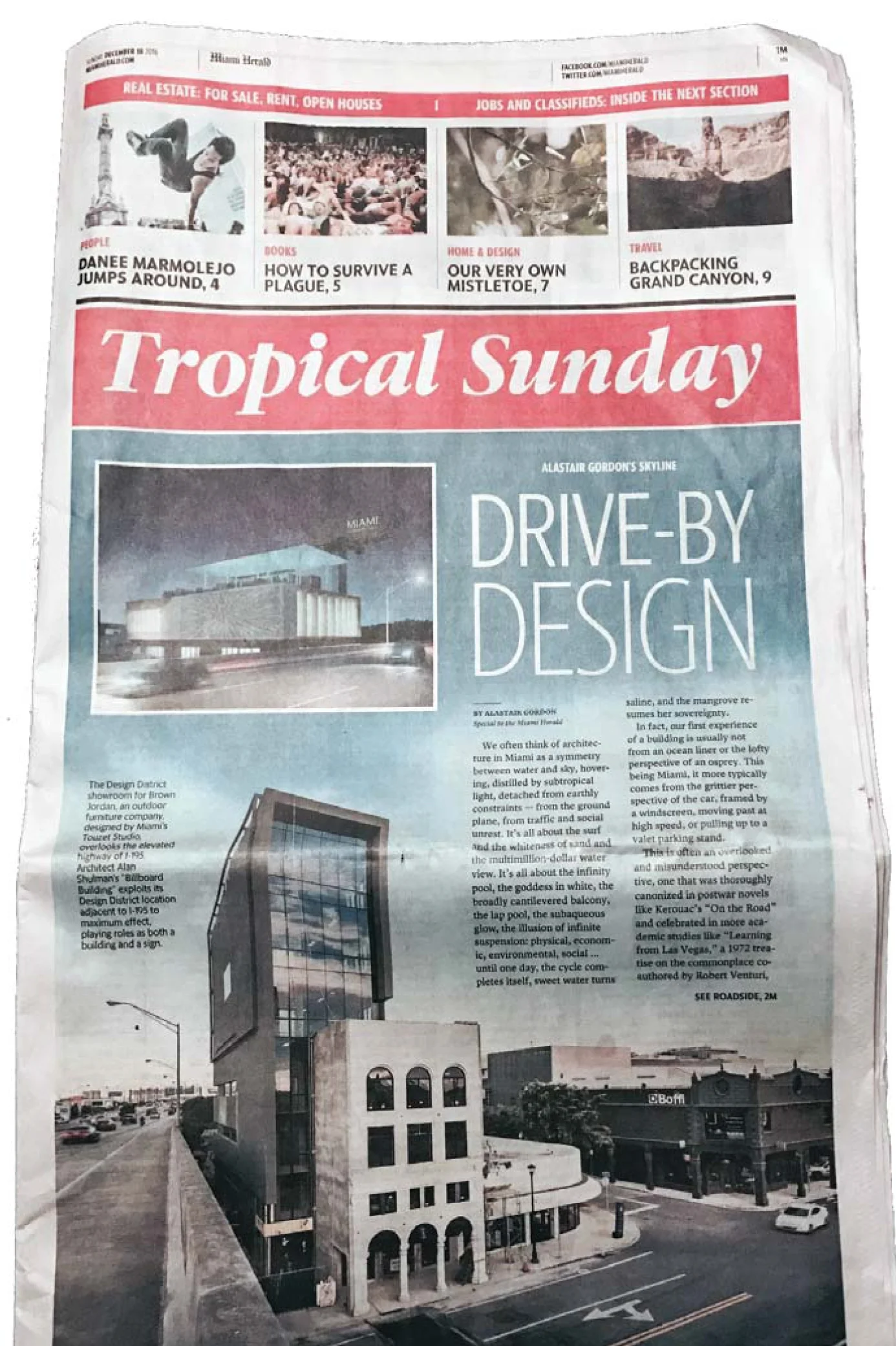 Billboard Building featured in Gordon, Alastair. “In Miami, even architecture is all about the car. Miami Herald, 18 December 2016 MORE >>