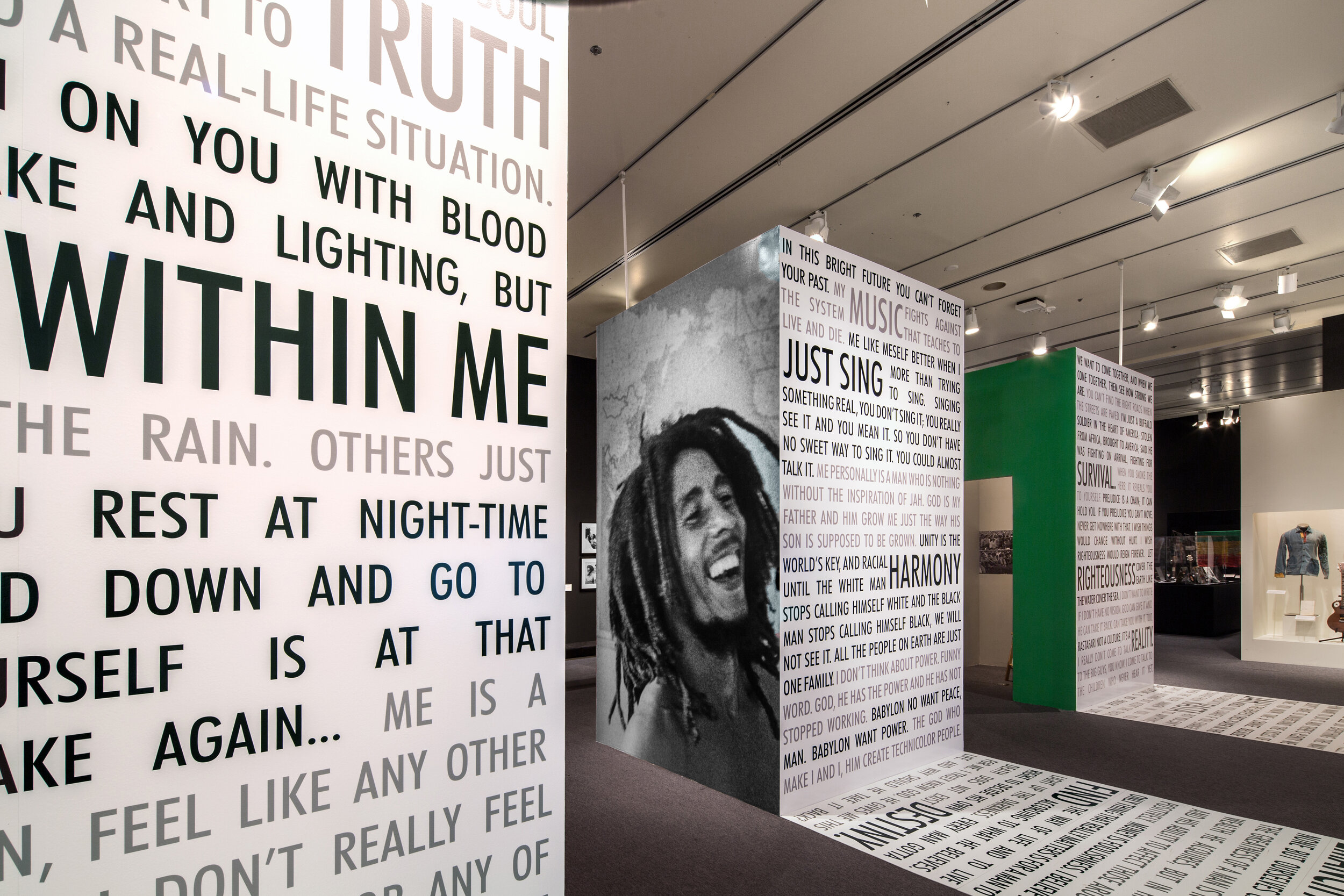 Bob Marley Messenger Exhibit