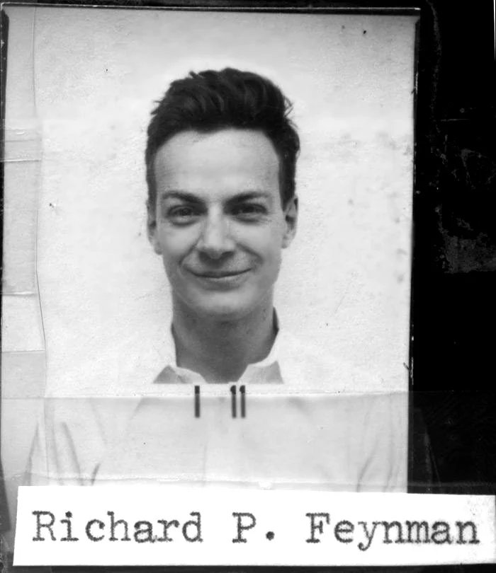 Feynman’s Los Alamos badge