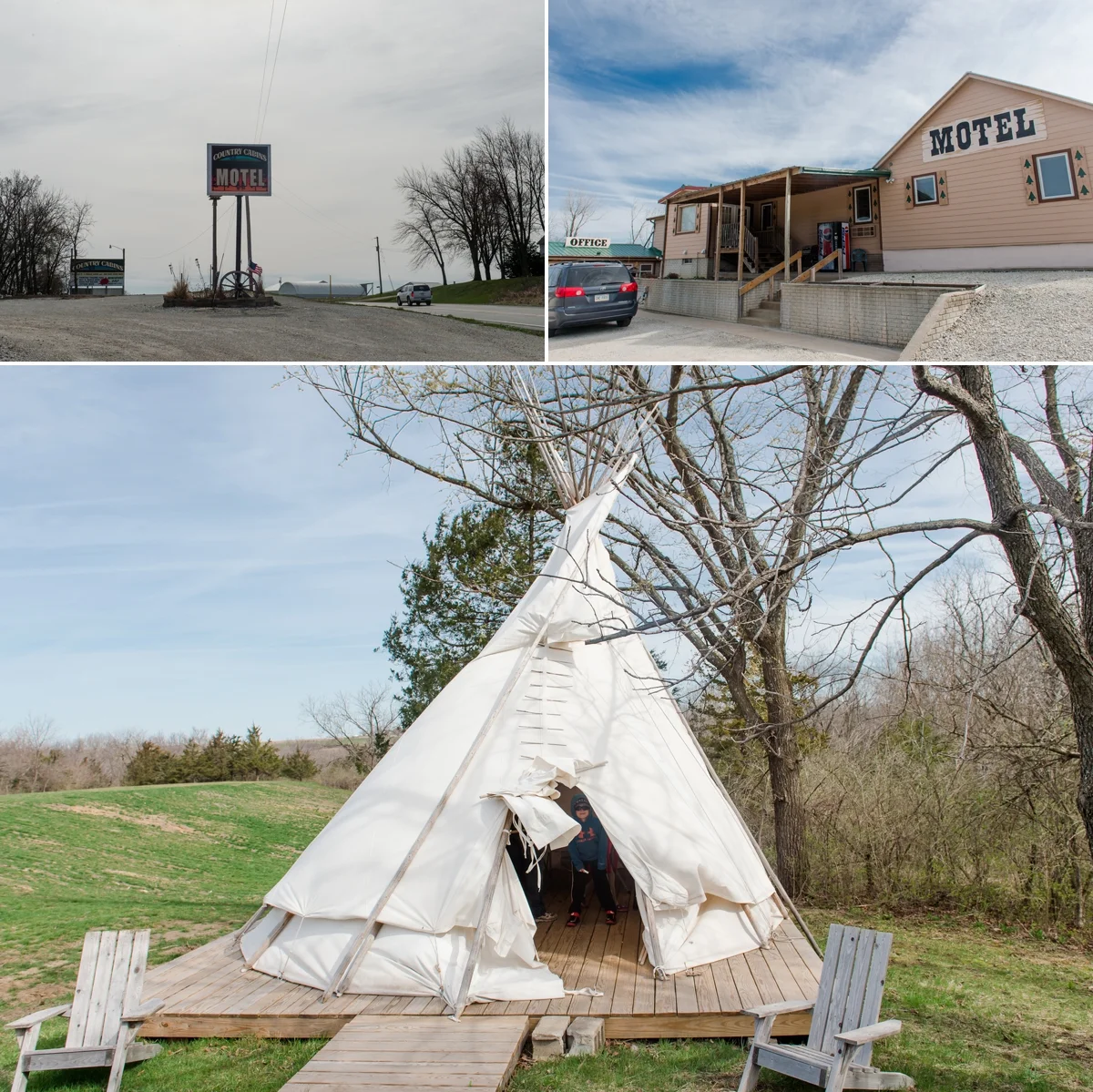 Nobody wanted to spend the night in this Tee-Pee...lol!