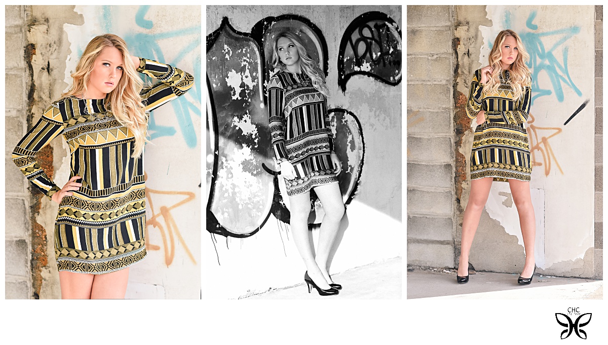 This dress from H&M really looked cool in this location...