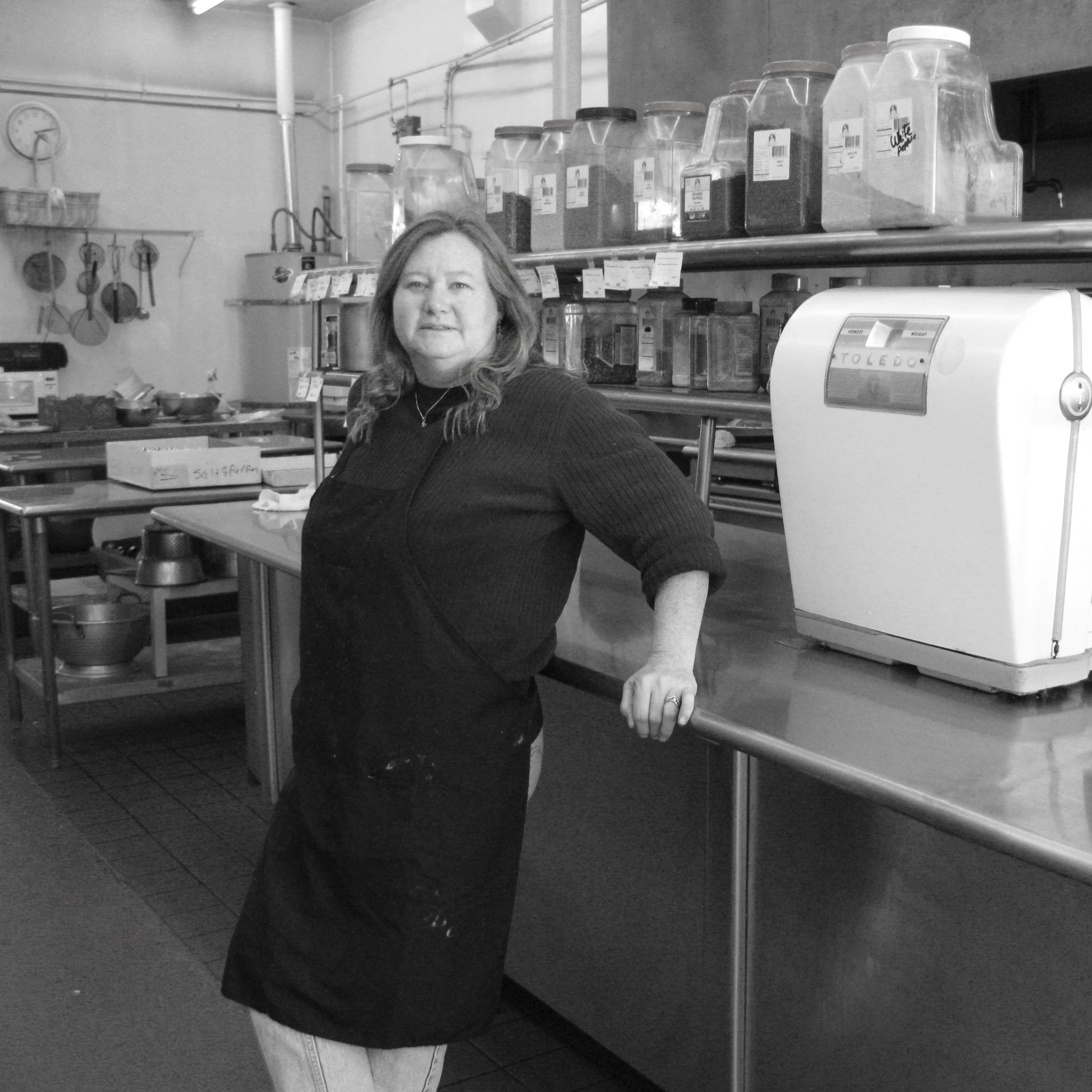 Renee Weir-Fontes in the kitchen