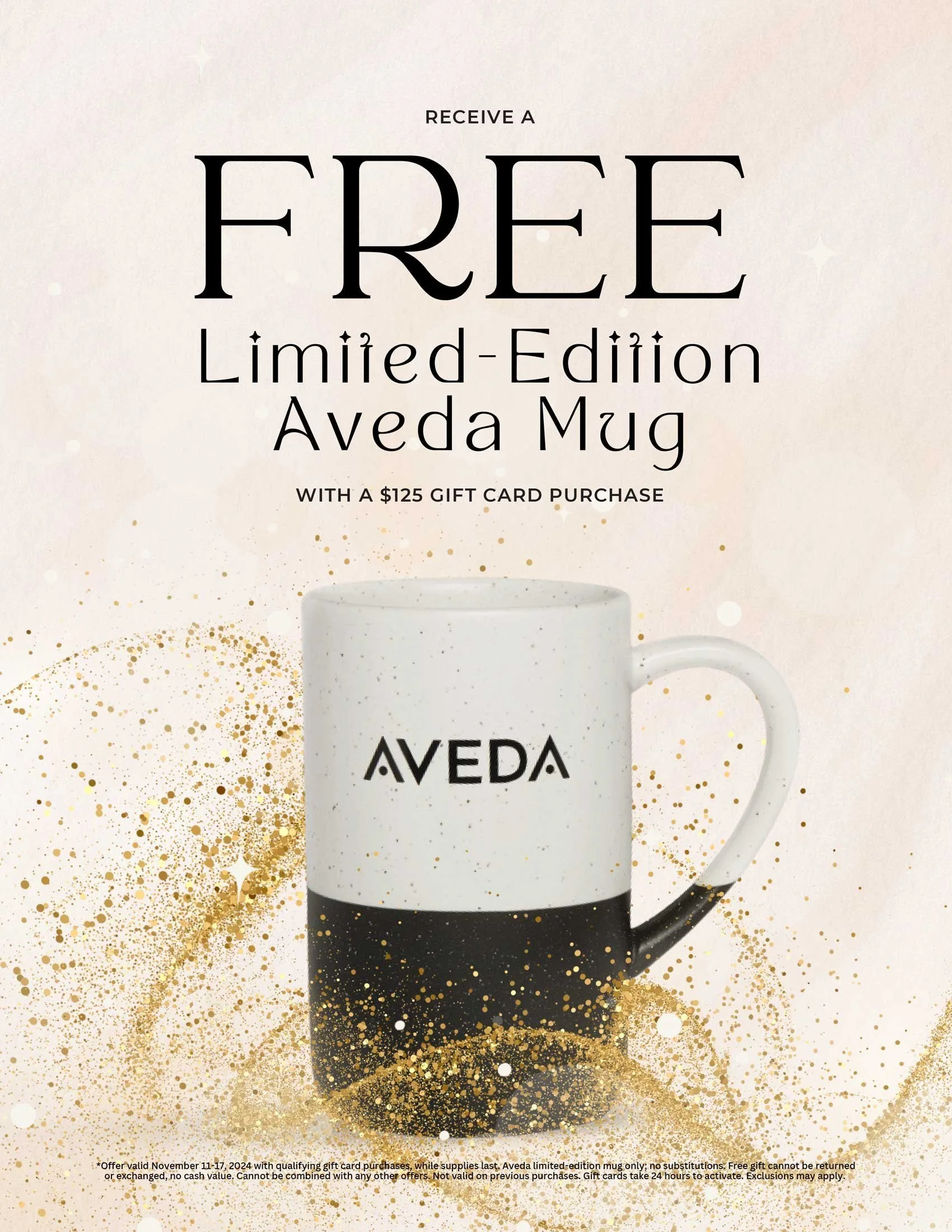 FREE Limited Edition AVEDA Mug