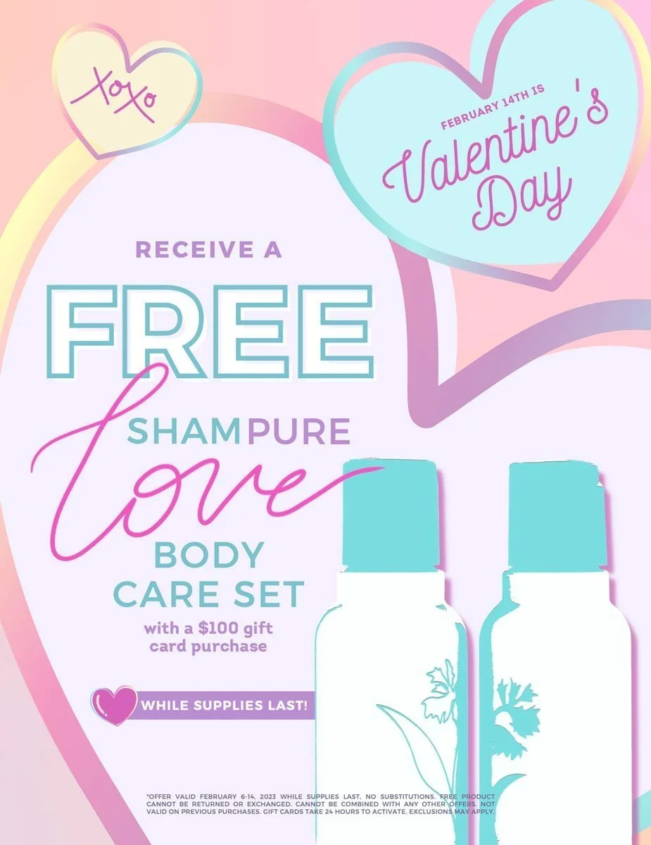 FREE Shampure Body Care Set with Gift Card Purchase ($100)
