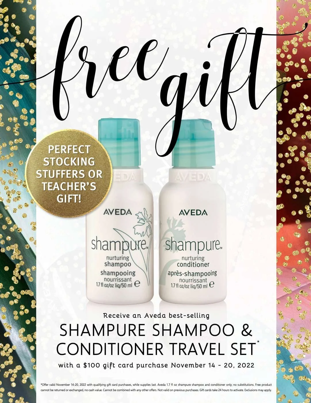 FREE Shampure Shampoo & Conditioner Travel Set with Gift Card Purchase