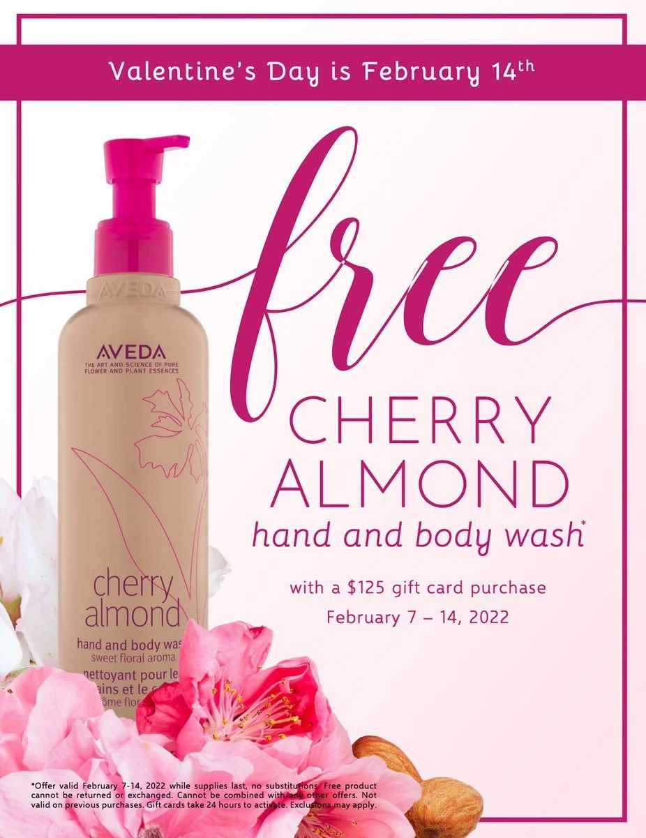 FREE Cherry Almond Hand and Body Wash with Purchase!