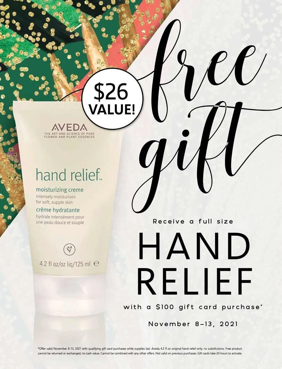 Free Hand Relief with Gift Card Purchase!