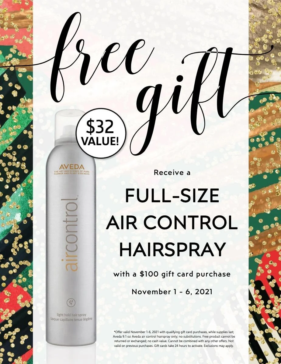 FREE Full-Size Air Control with $100 Gift Card Purchase