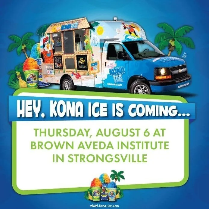 Kona Ice is Coming to Our Strongsville School on August 6