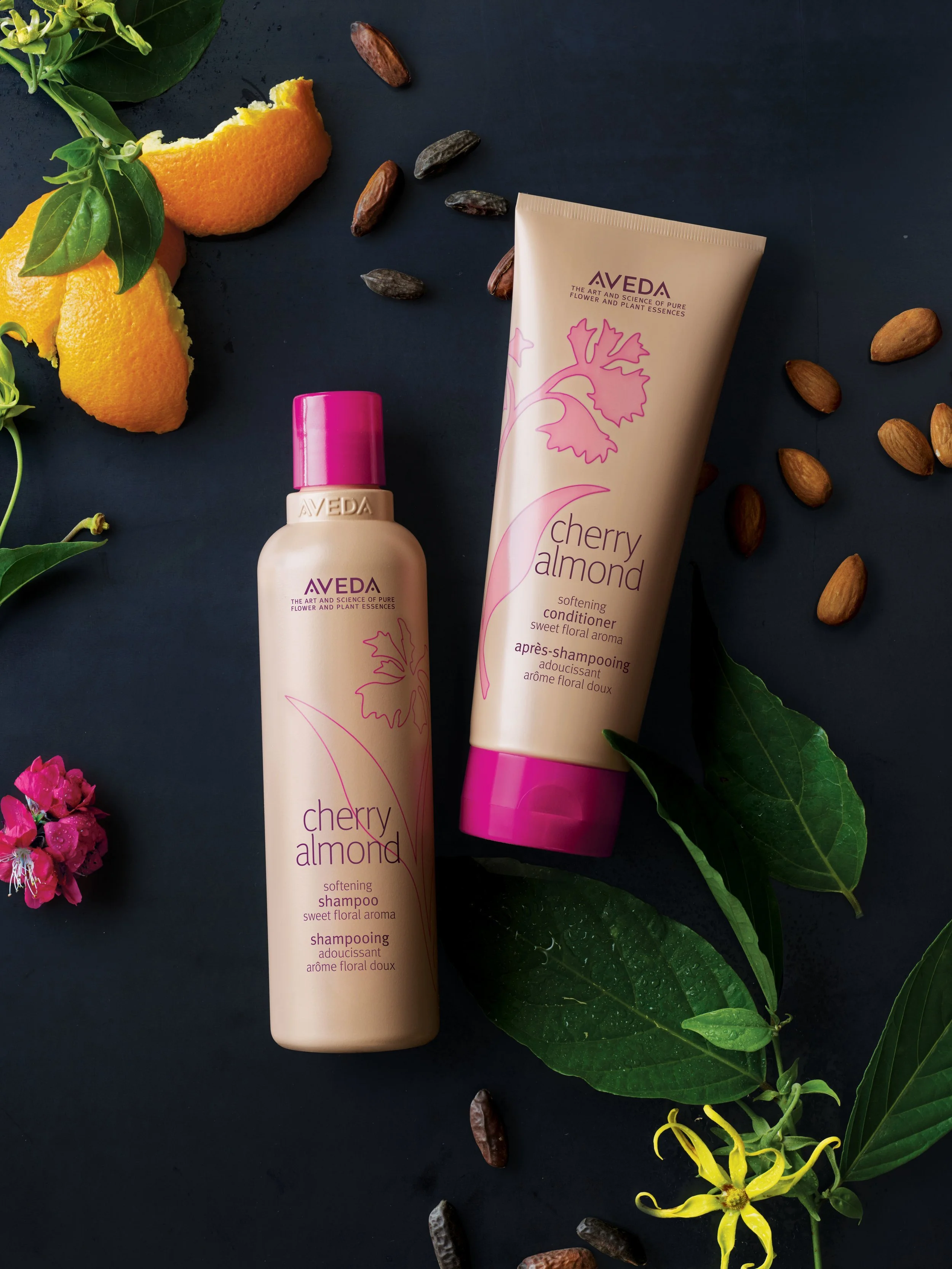 Cherry Almond Softening Shampoo and Conditioner