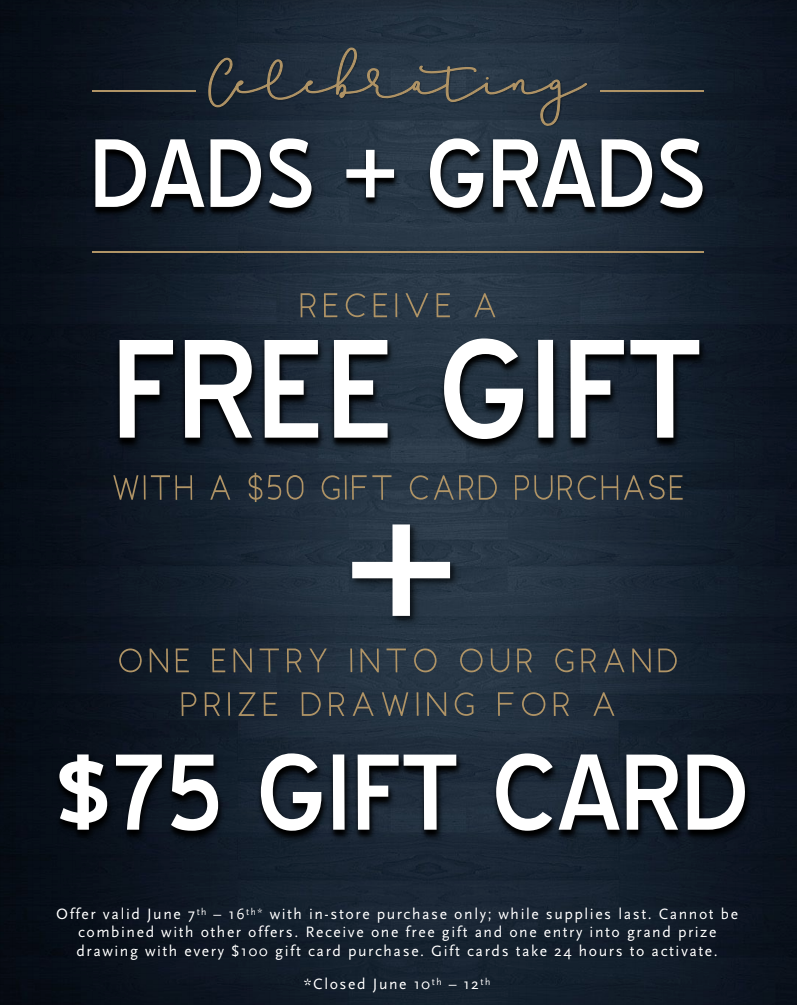 Celebrating Dads + Grads