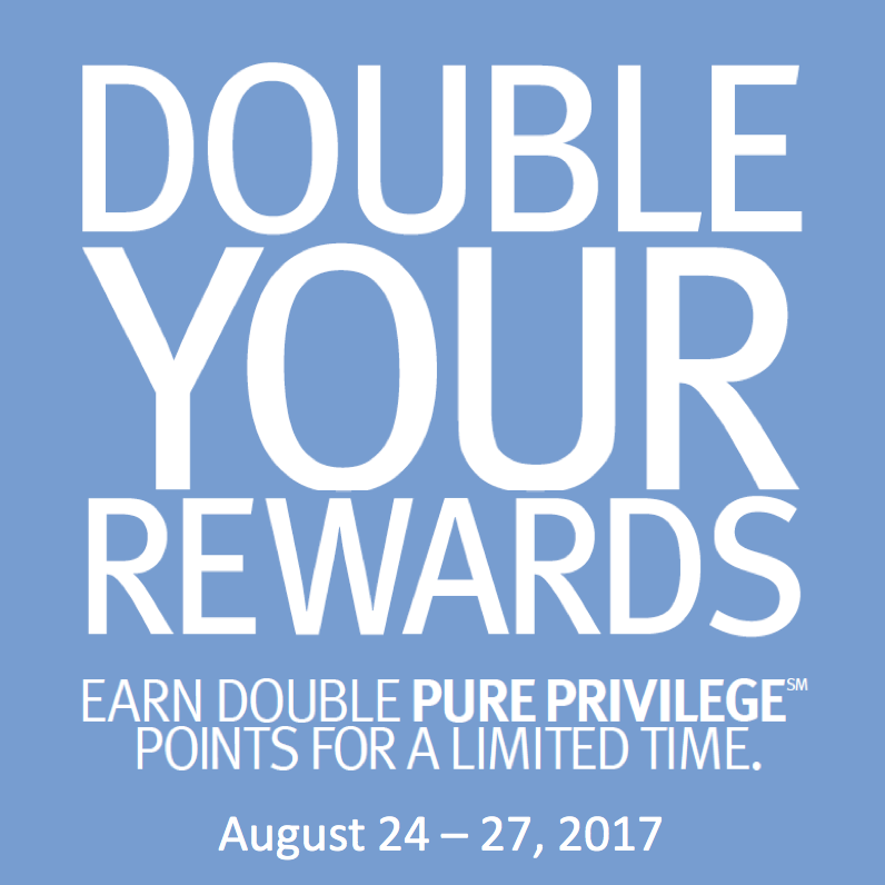 Summer Double Points Event! August 24 – 27