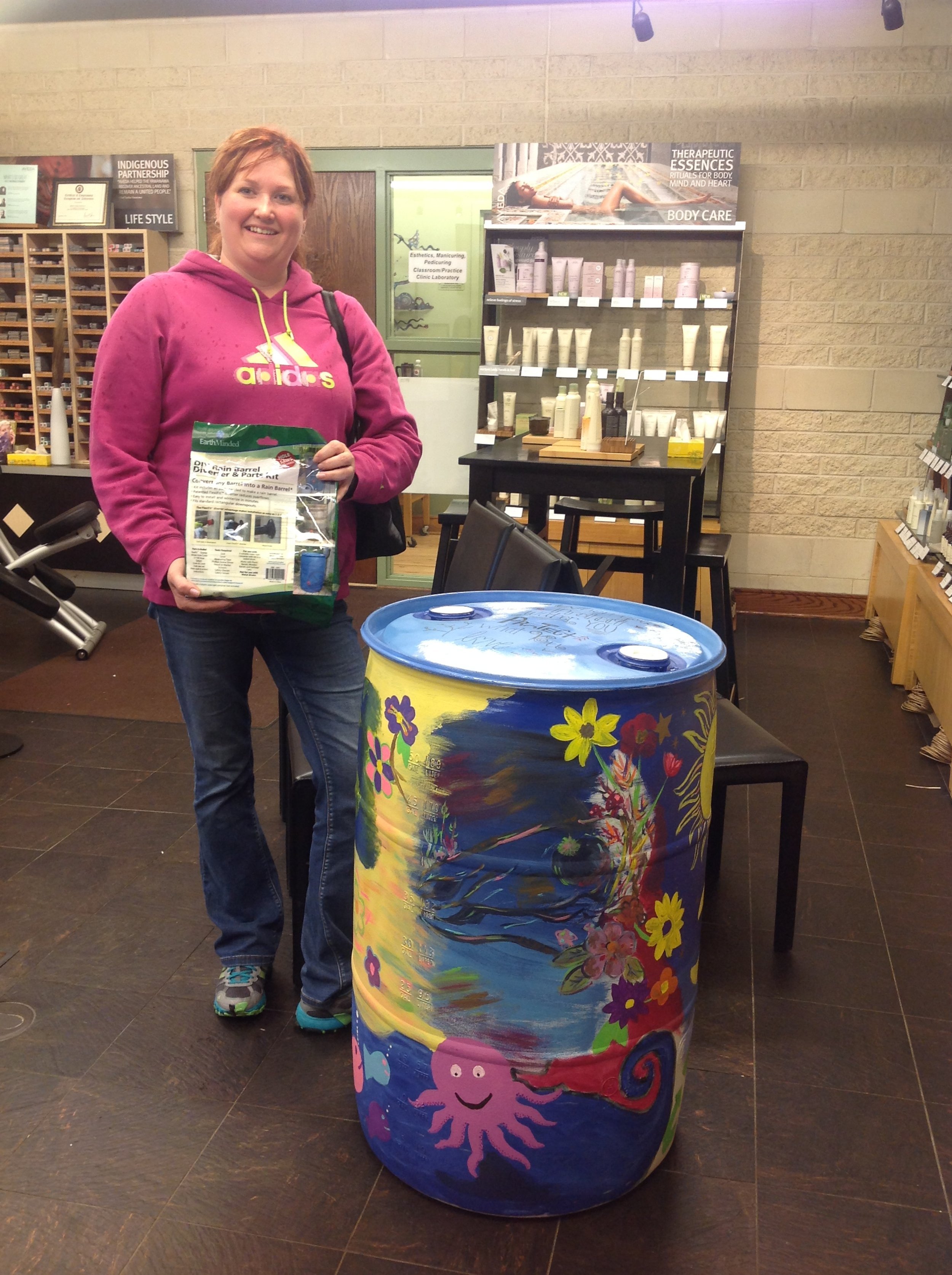 Earth Month Rain Barrel Winner Announced