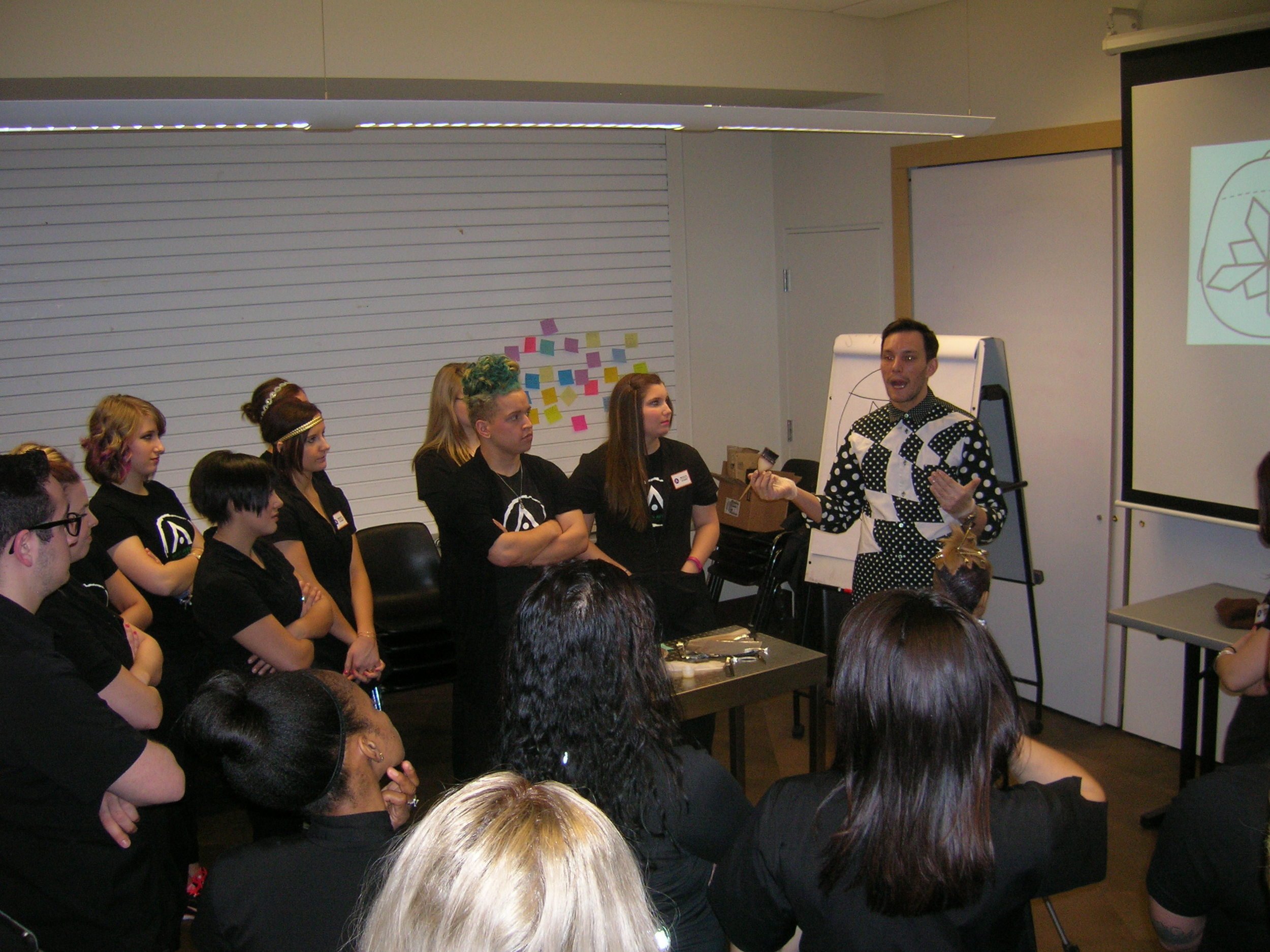 Ian Michael Black, Global Master of Color for Aveda Worldwide, Visits Brown Aveda Institute