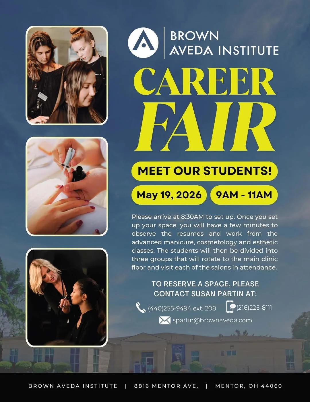 Launch Your Future: Join the Brown Aveda Institute Career Fair