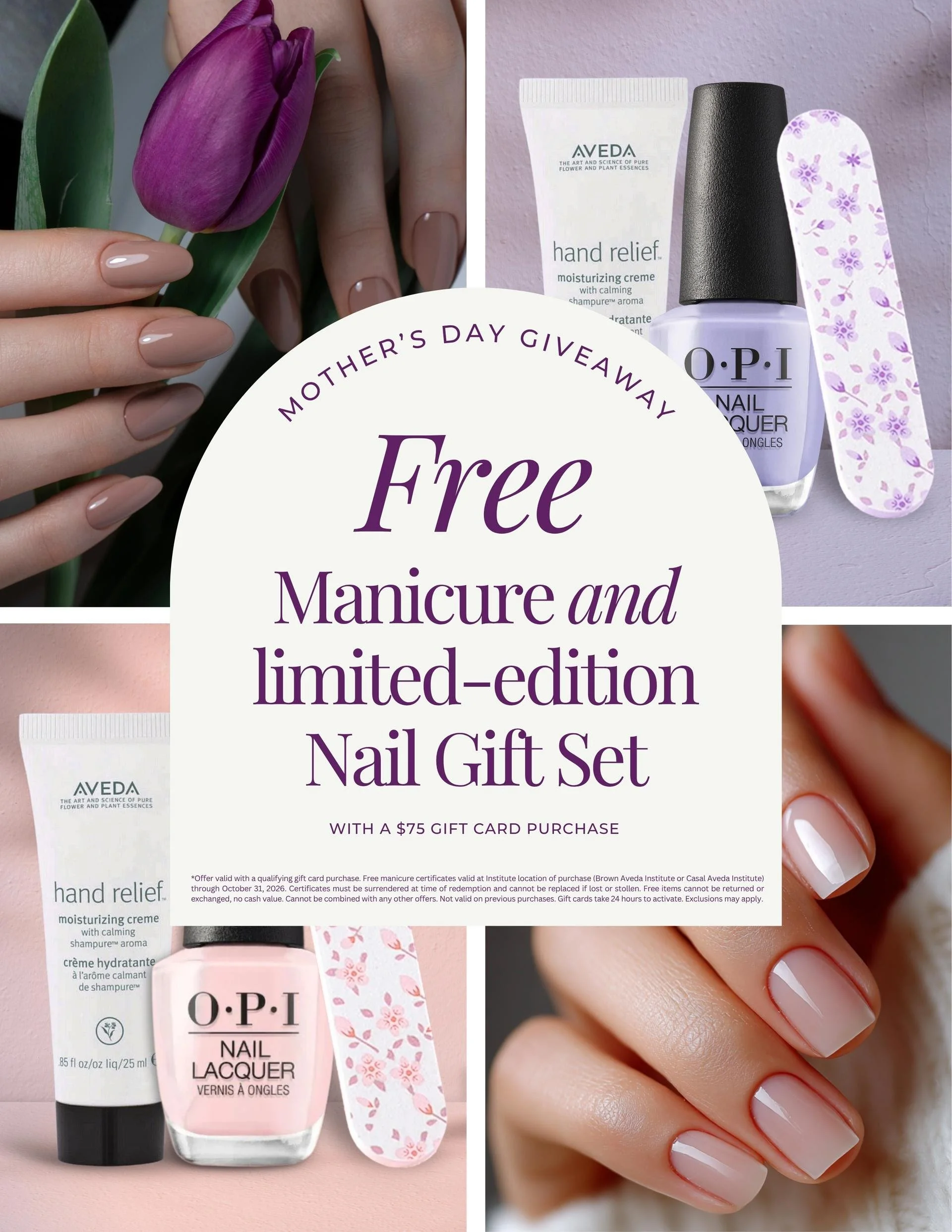 Free Manicure + Gift Set with $75 Purchase