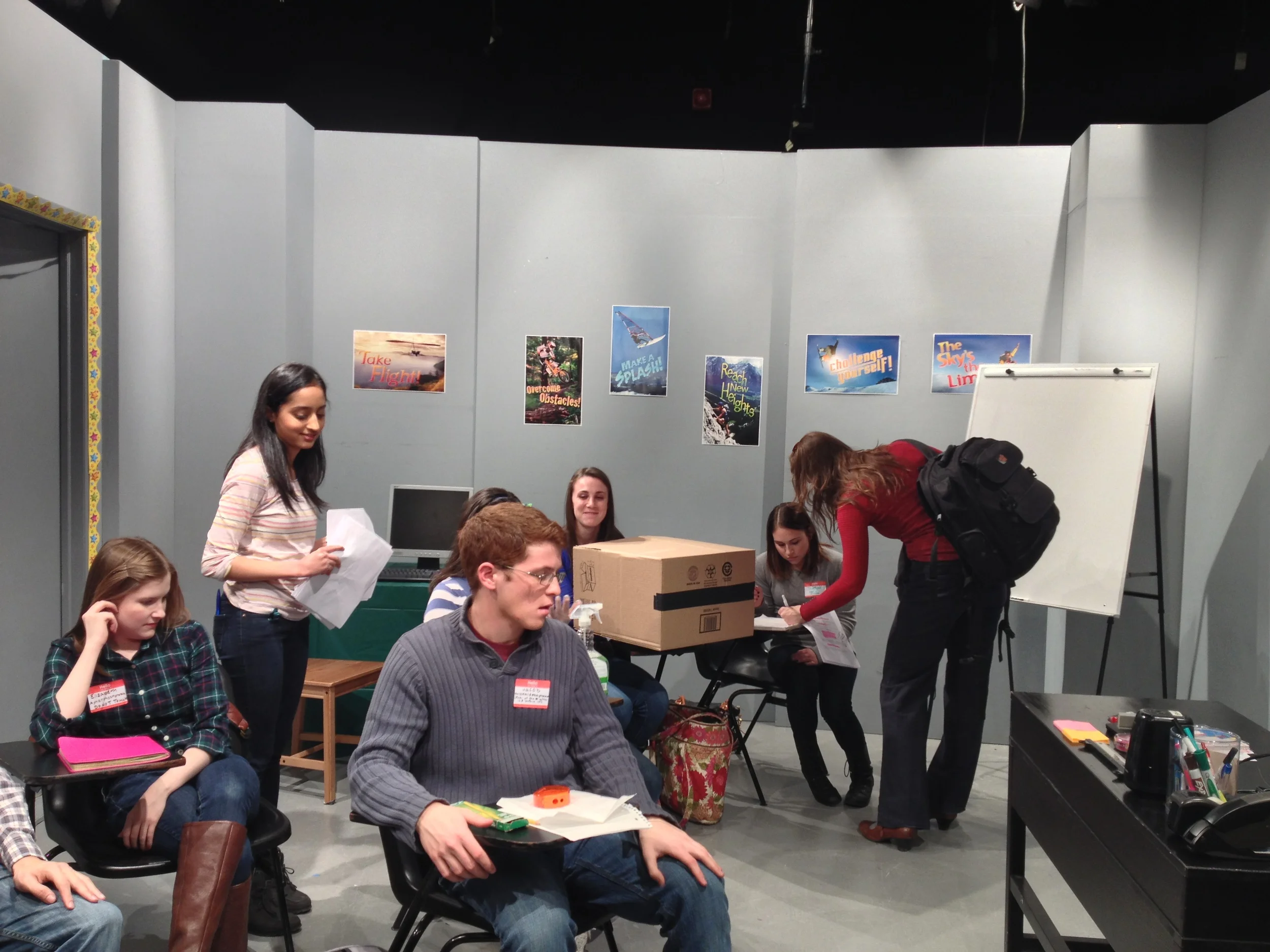 Phobia High - On Set