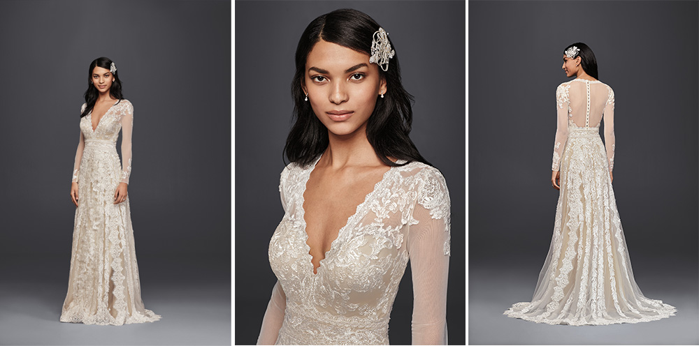 DRESS: David’s Bridal Style Number MS251173 | Collection: Melissa Sweet, exclusively at David’s Bridal 