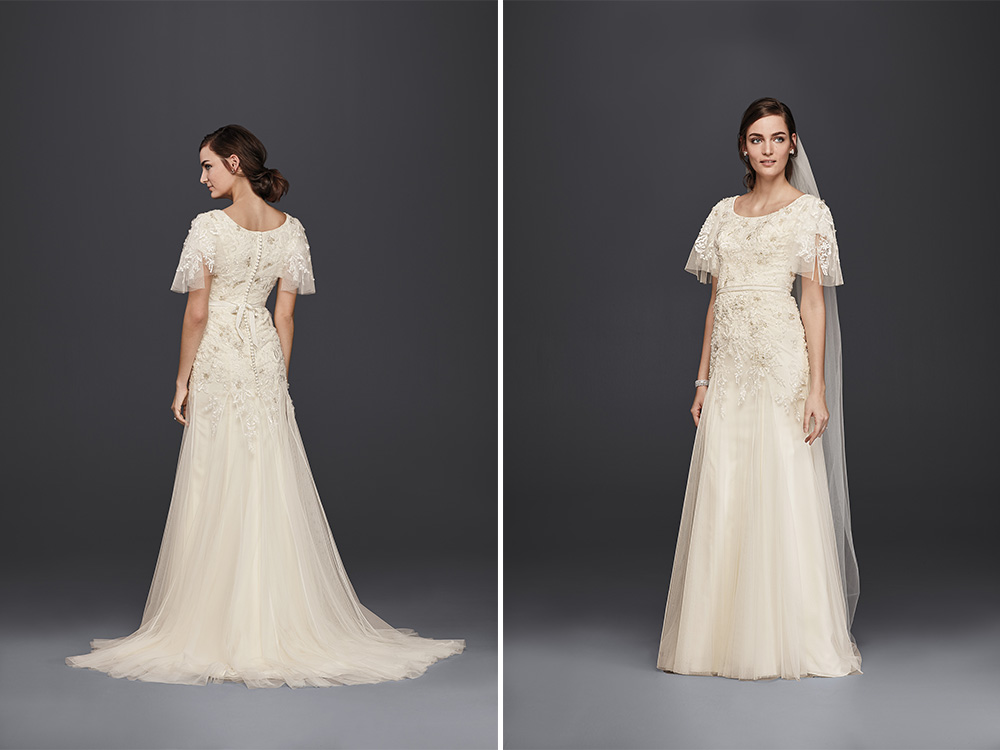 DRESS: David’s Bridal Style Number SLMS251111 | Collection: Melissa Sweet, exclusively at David's Bridal