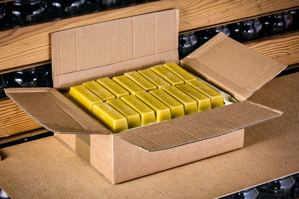 Box of natural beeswax sticks - Cambridge Traditional Products