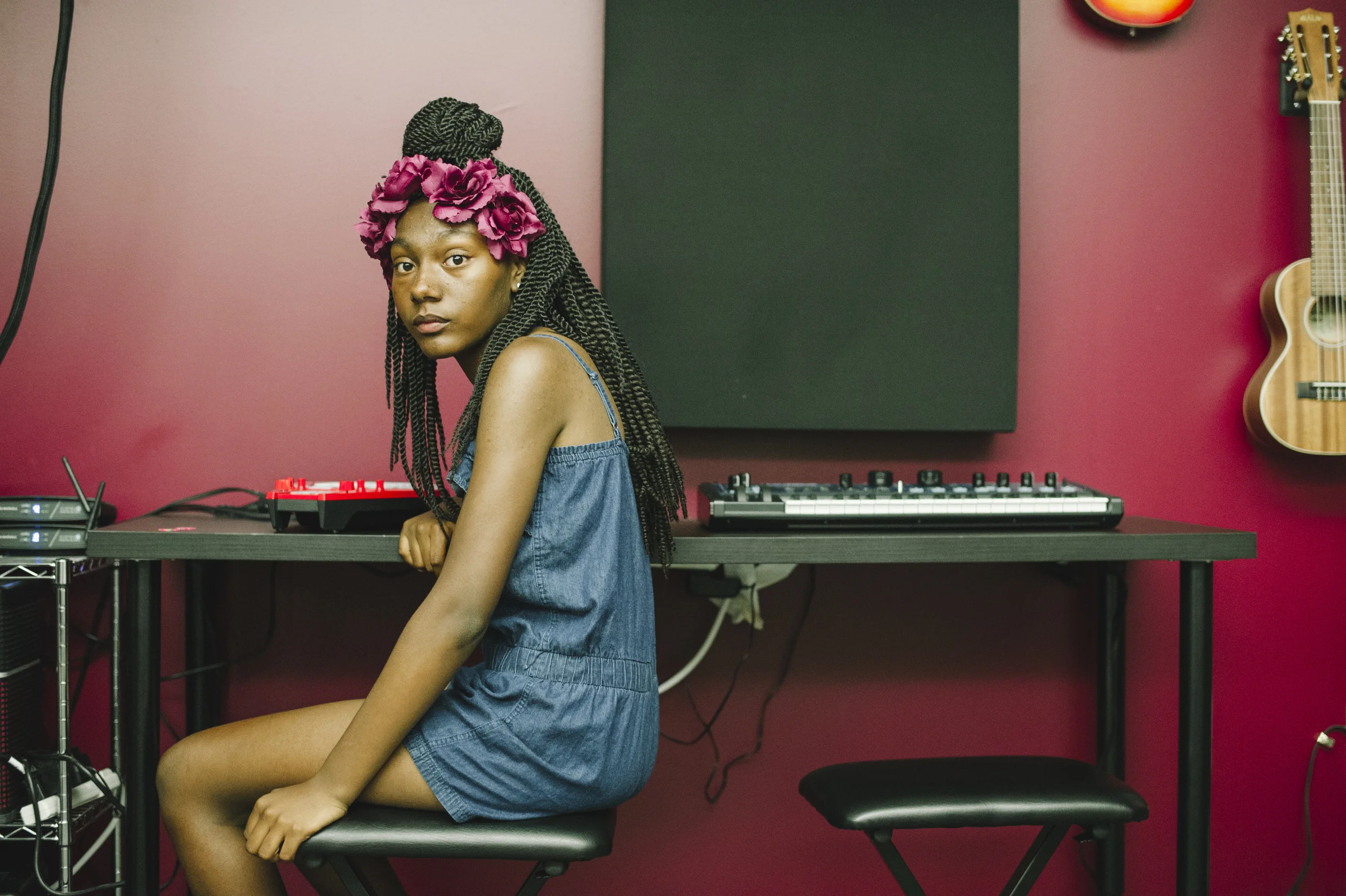 Portrait of a music student for Education Week